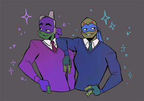 Rottmnt Leo X Donnie Leotello Yaoi 2 💙💜👔 Wattpad