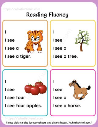 Free Reading Fluency Worksheets Your Home Teacher