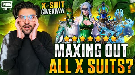 Maxing Out All X Suits In PUBG MOBILE BGMI X Suit Giveaway X Suit