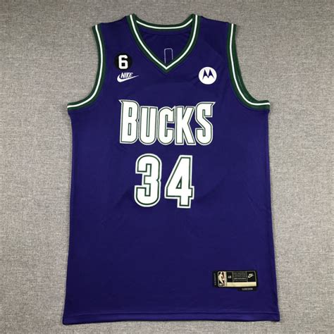 2022 23 New Milwaukee Bucks 34 Giannis Antetokounmpo Blue Basketball