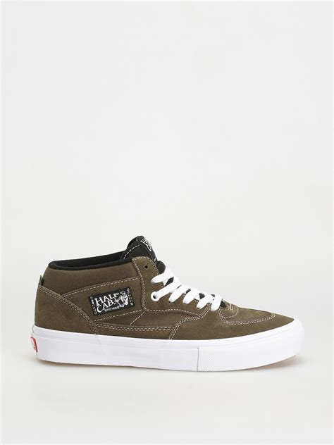 Vans Skate Half Cab Shoes Dark Olive