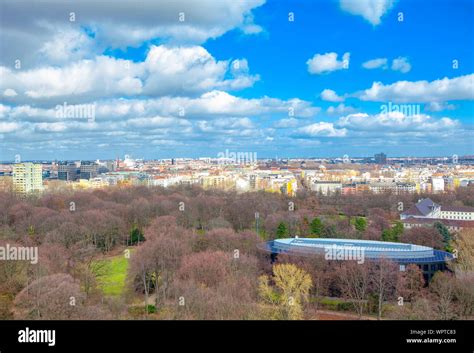 Aerial View Of Tiergarten Park In Berlin Stock Photo Alamy