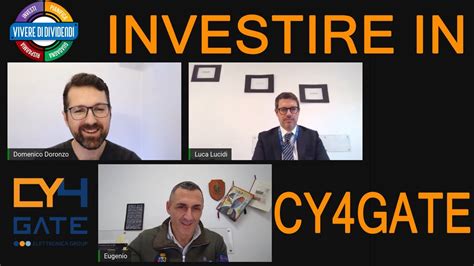 Investire In Azioni Cy4gate Analisi Dellazienda Intervista Al Ceo Ed Al Cfo Cyber