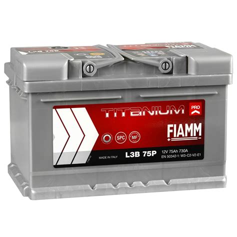 Akumulator FIAMM TITANIUM PRO 12V 75Ah 730A Prawy Plus