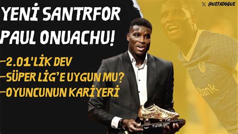 Paul Onuachu Trabzonspor Da Paul Onuachu Kimdir Onuachu Dan Neler