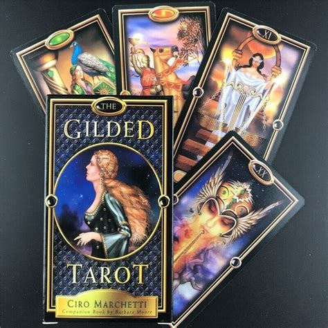 The Gilded Tarot Card Deck Board Cards English Edition