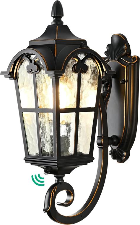 Edishine Dusk To Dawn Outdoor Wall Light Exterior Light Fixture