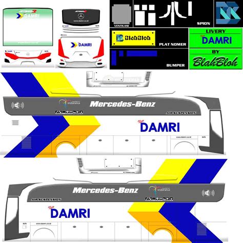 Livery Bussid Damri Lengkap Cek Listnya Esportsku