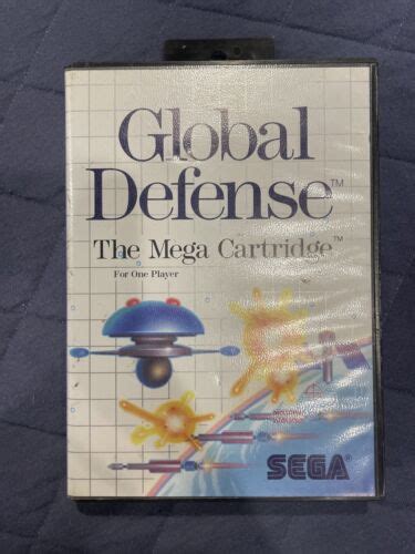 Global Defense Sega Master System With Box No Manual Tested