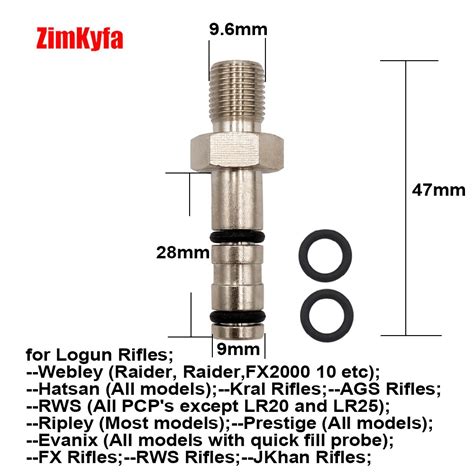 Pcp Filling Probe Adapters For Air Rifles Pcp Mart