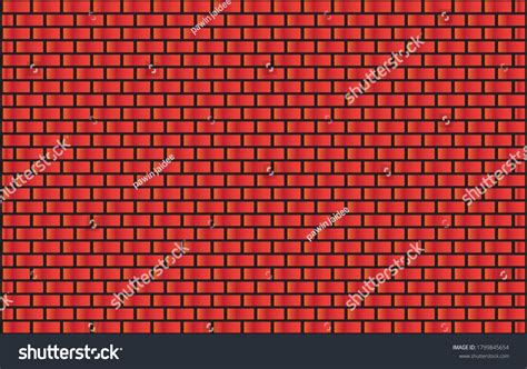 Red Brick Wall Seamless Vector Illustration Stock Vector Royalty Free 1799845654 Shutterstock