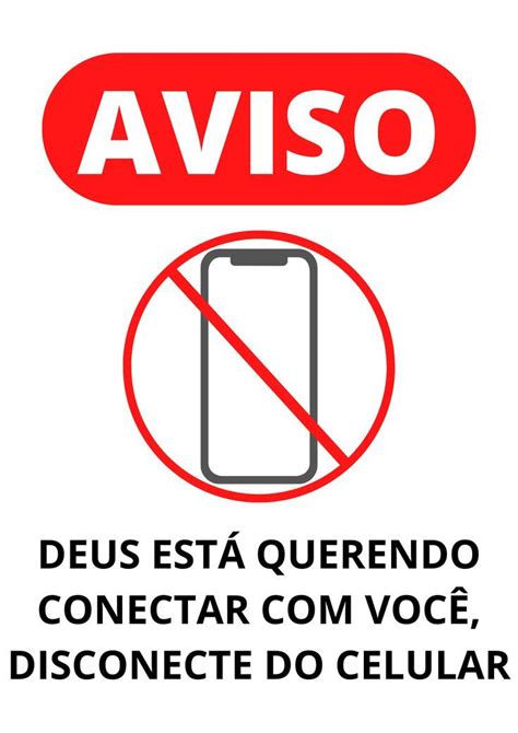 Proibido Celular Se Conecte Deus Frases Motivacionais Crist S