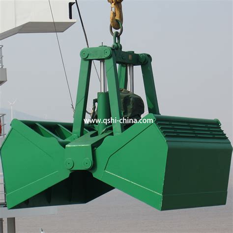 Motor Hydraulic M Bulk Cargo Discharging Grab Bucket China