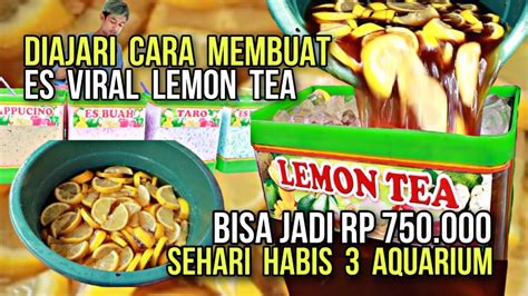 Ide Usaha Es Lemon Tea Viralbongkar Resep Es Lemon Tea Paling Enak