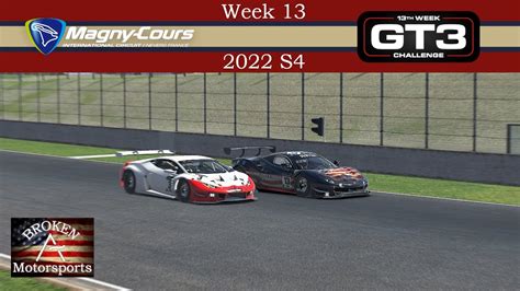 Th Week Gt Challenge Circuit De Nevers Magny Cours Iracing Road