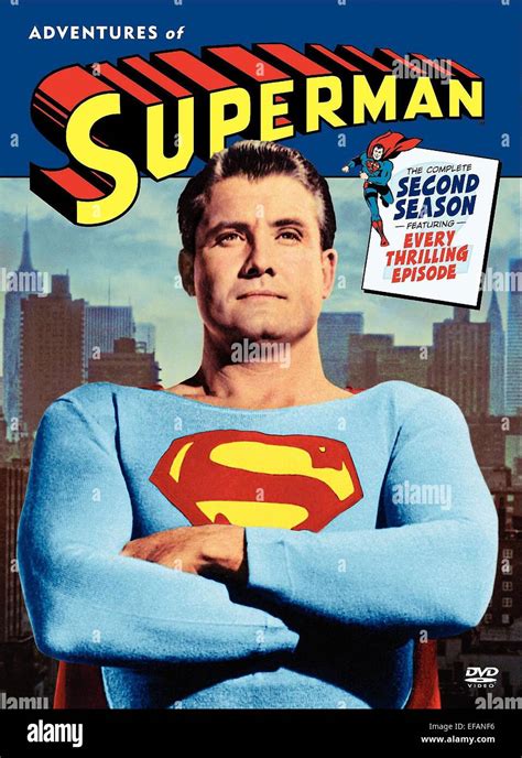 GEORGE REEVES POSTER ADVENTURES OF SUPERMAN (1952 Stock Photo - Alamy