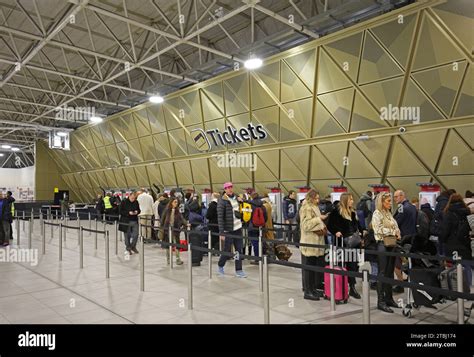 The Newly Expanded Train Station Concourse At London S Gatwick Airport