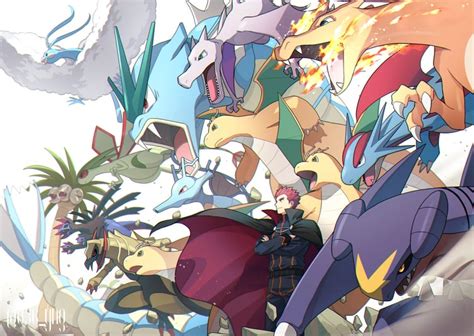 Charizard Garchomp Lance Altaria Dragonite And 8 More Pokemon And 2 More Drawn By Y 036