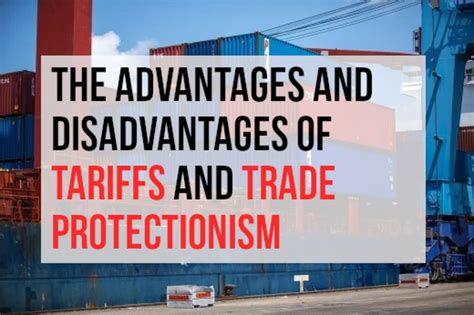 The Pros And Cons Of Import Tariffs And Trade Protectionism Soapboxie