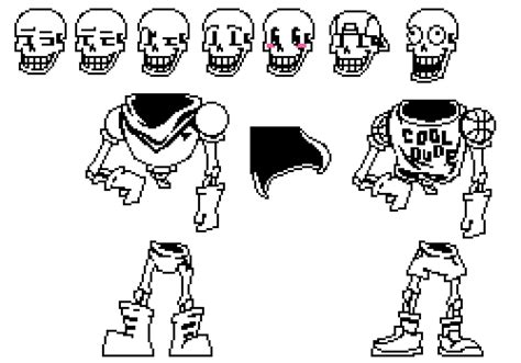 V4 Papyrus Sprite Sheet By Imxr24 Old By Imxr24 On Deviantart