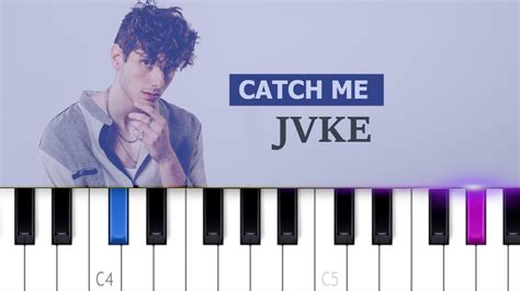 JVKE Catch Me Piano Tutorial YouTube