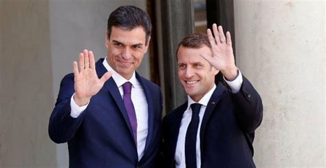 Reuni N Entre Pedro S Nchez Y Emmanuel Macron Encuentro Sorpresa De