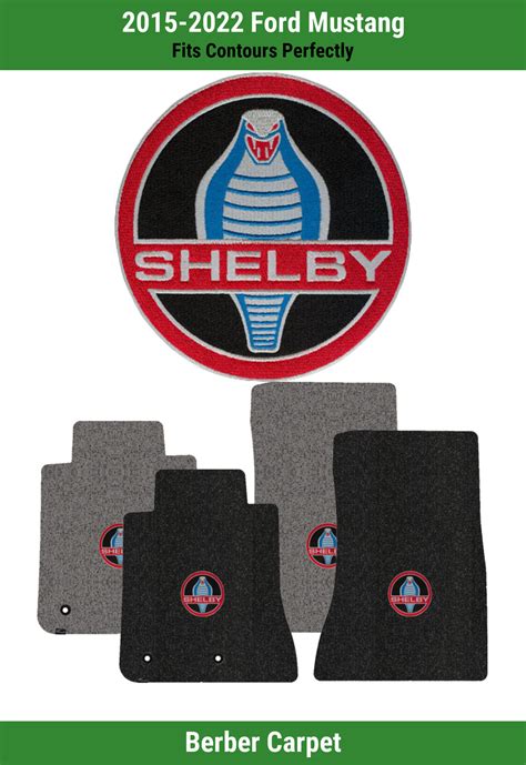 Lloyd Berber Front Carpet Mats For Ford Mustang W Shelby Snake