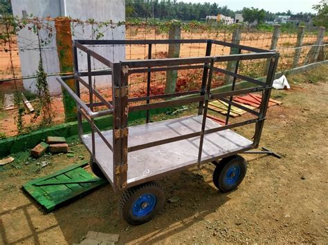 Mild Steel Cage Trolley Model Name Number Vardhaman Load Capacity