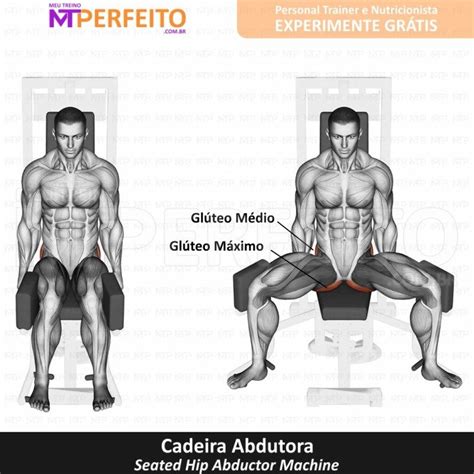 Cadeira Abdutora Meu Treino Perfeito Treino Gluteo Treino De Perna