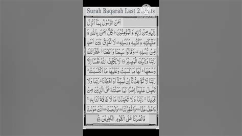 Surah Bakrah Last Ayat Last Ayat Tilawat🤲☝️☝️ Mashallah 💖 ️🕌🕋🕋shortsexplorequran Reading