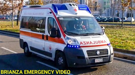 Double Siren Ambulanza Croce Rossa Italiana Comitato Di Bresso In