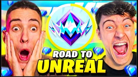 Esto Es Muy Dificil Road To Unreal Con Mi Hermano Fortnite Rankeds