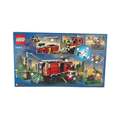 Lego City Fire Command Truck Building Set 60374 Canadawide Liquidations