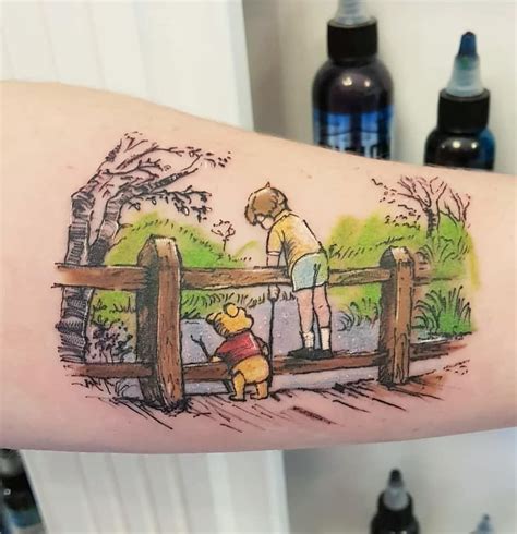 Updated 40 Uplifting Winnie The Pooh Tattoos August 2020 In 2020 Winnie The Pooh Tattoos