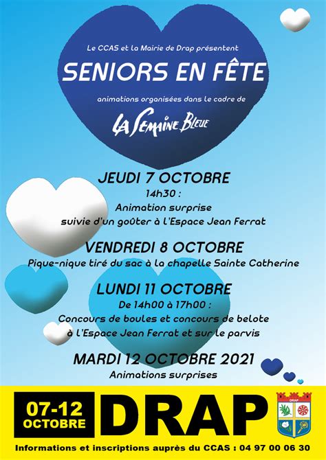 Les Seniors En F Te Avec Le Ccas Ville De Drap