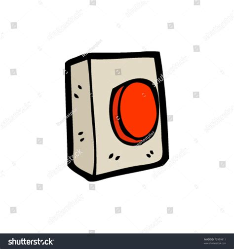 Big Red Button Cartoon Stock Vector (Royalty Free) 72930811 | Shutterstock