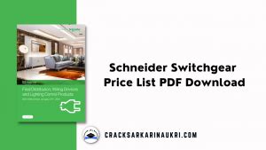 (2025) Schneider Switchgear Price List PDF Download