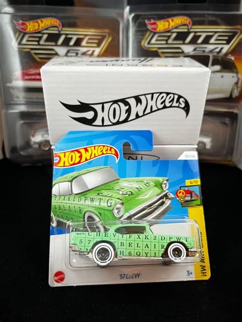 Hot Wheels HW Art Cars 57 Chevy 2024 121 250 Neu und originalverpackt in Flawil für CHF 2
