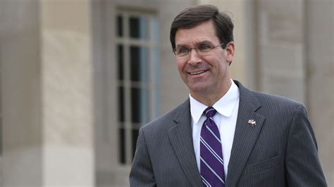 Mark Esper Defense Secretary Nominee Spars With Elizabeth Warren Over