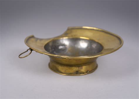 Rare 18th Century Brass Barbers Bleeding Bowl