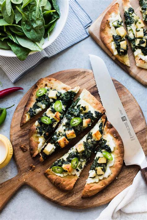 Saag Paneer Naan Pizza Kitchen Confidante