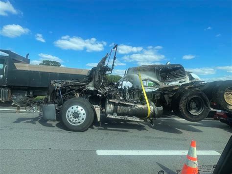 Semi Truck On Fire Near Pomona Slowed Traffic Thursday Ozark Radio News