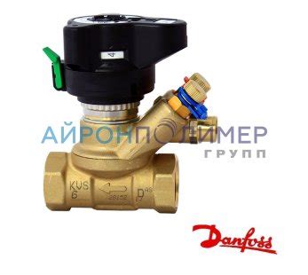 Клапан балансировочный MSV BD с изм нип Ду 15 Ру20 ручной ВР ВР Danfoss