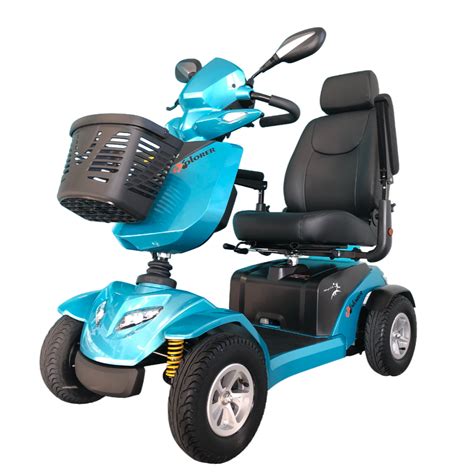 Merits™ Explorer 4wheel Colour Turquoise Outdoor Mobility Scoo