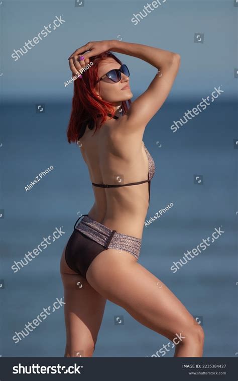 Beautiful Woman Sexy Bikini On Beach Stock Photo 2235384427 Shutterstock