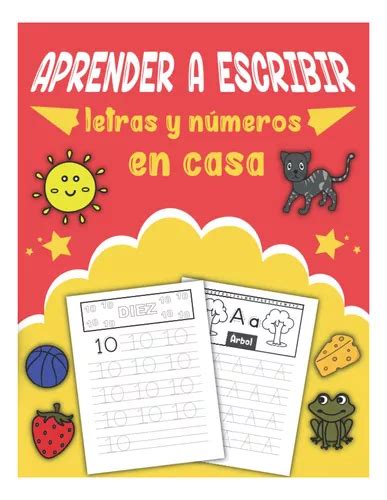 Libro Aprender A Escribir Letras Y Números En Casa Gra 61wl Envío Gratis