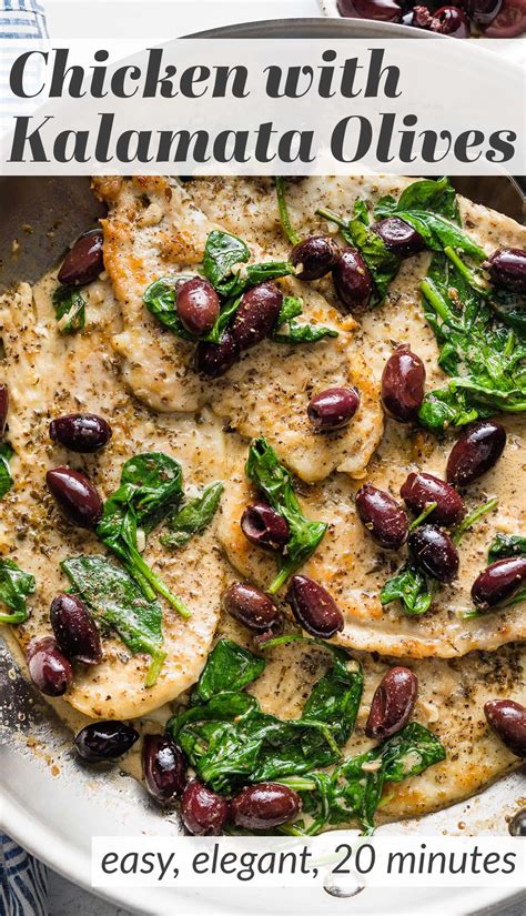 Chicken With Kalamata Olives Nourish And Fete