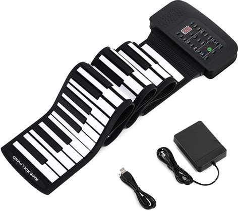 Donner Roll Up Piano Keyboard 88 Keys Portable With Pedal For Beginners