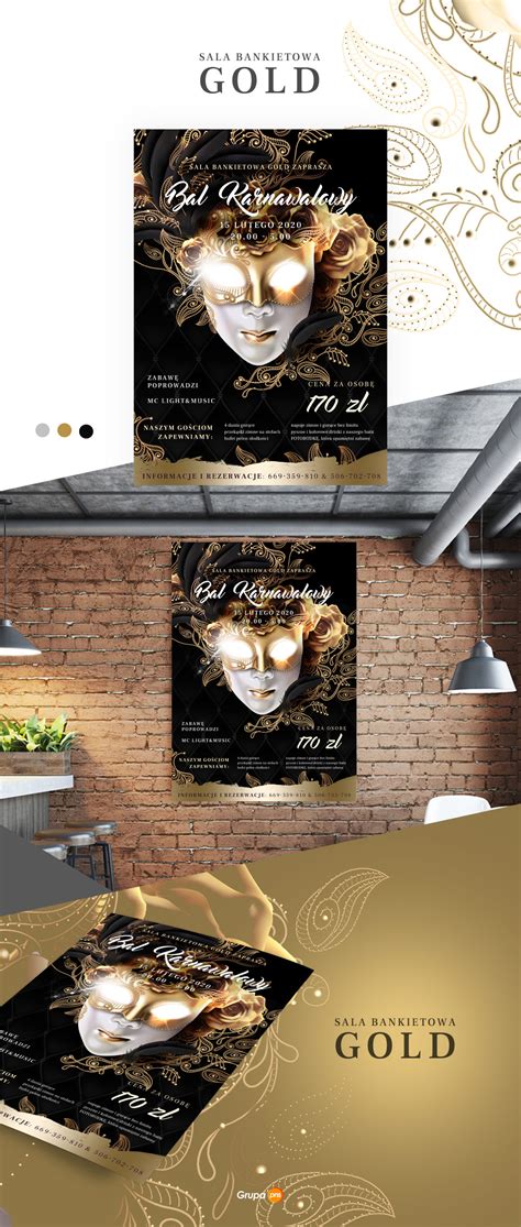 Projekt Plakatu Na Wydarzenie Event Andrzejki Sala Gold Grupapns