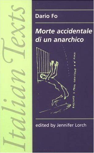 Amazon Morte Accidentale Di Un Anarchico 9780719038488 Fo Dario